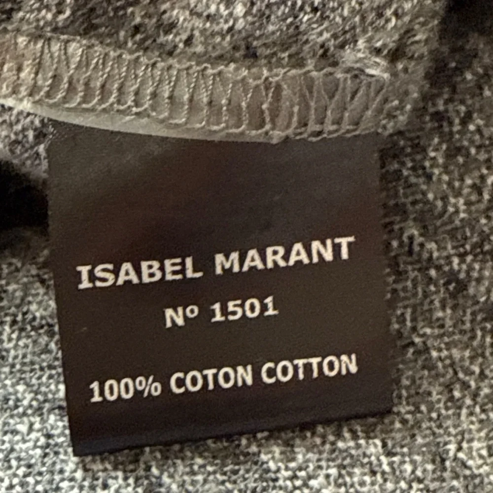 Isabel Marant Etoile Ela T-Shirt Dress Gray Long Sleeve Bodycon Size 38EU/US6